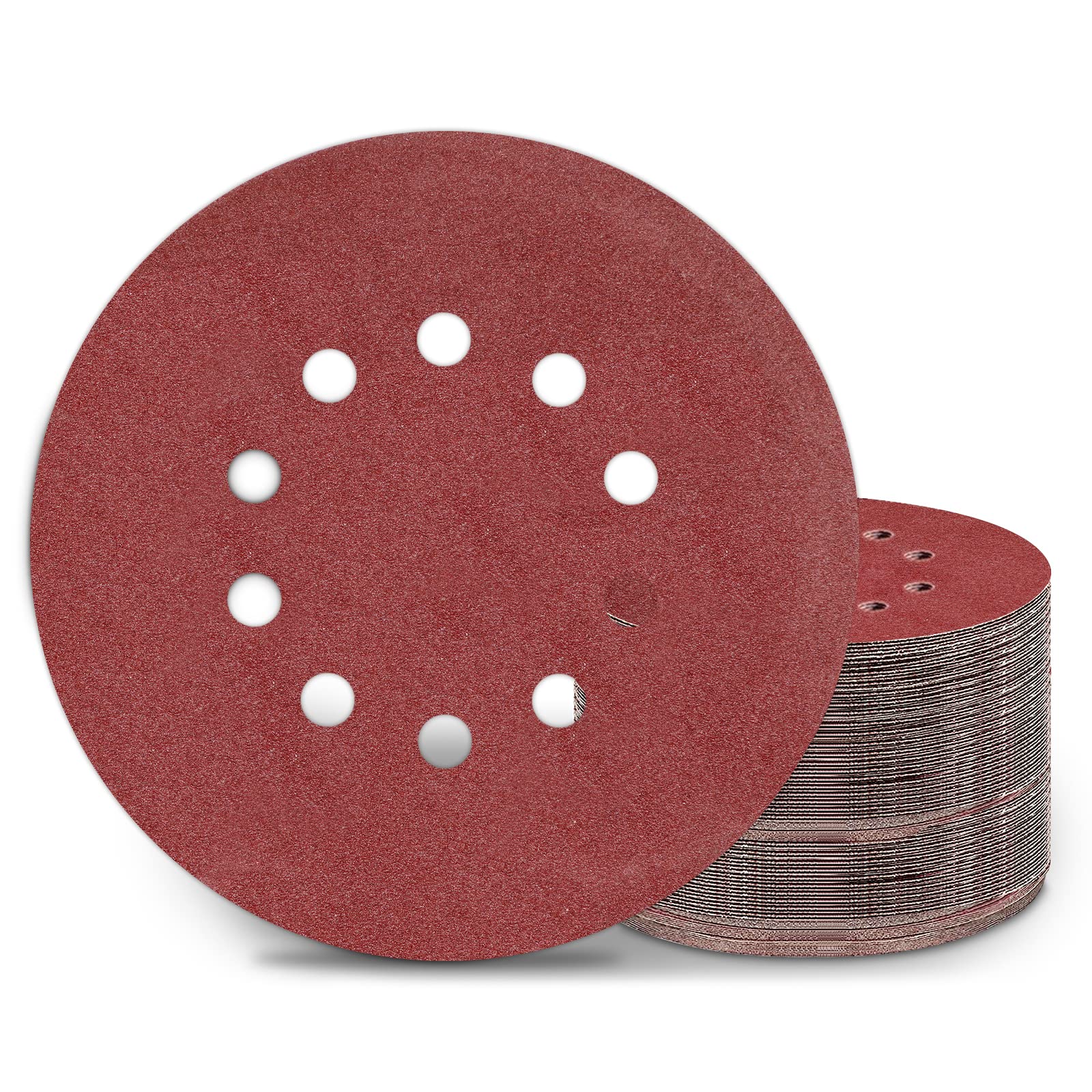 KONGMING Schleifpapier 225mm Klett 10 Loch and 6 Loch