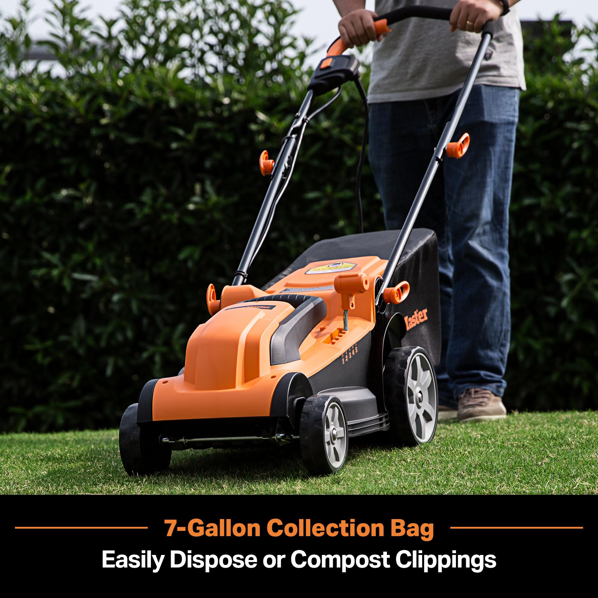 LawnMaster Electric Mower - 15 Inch, 11AMP -2