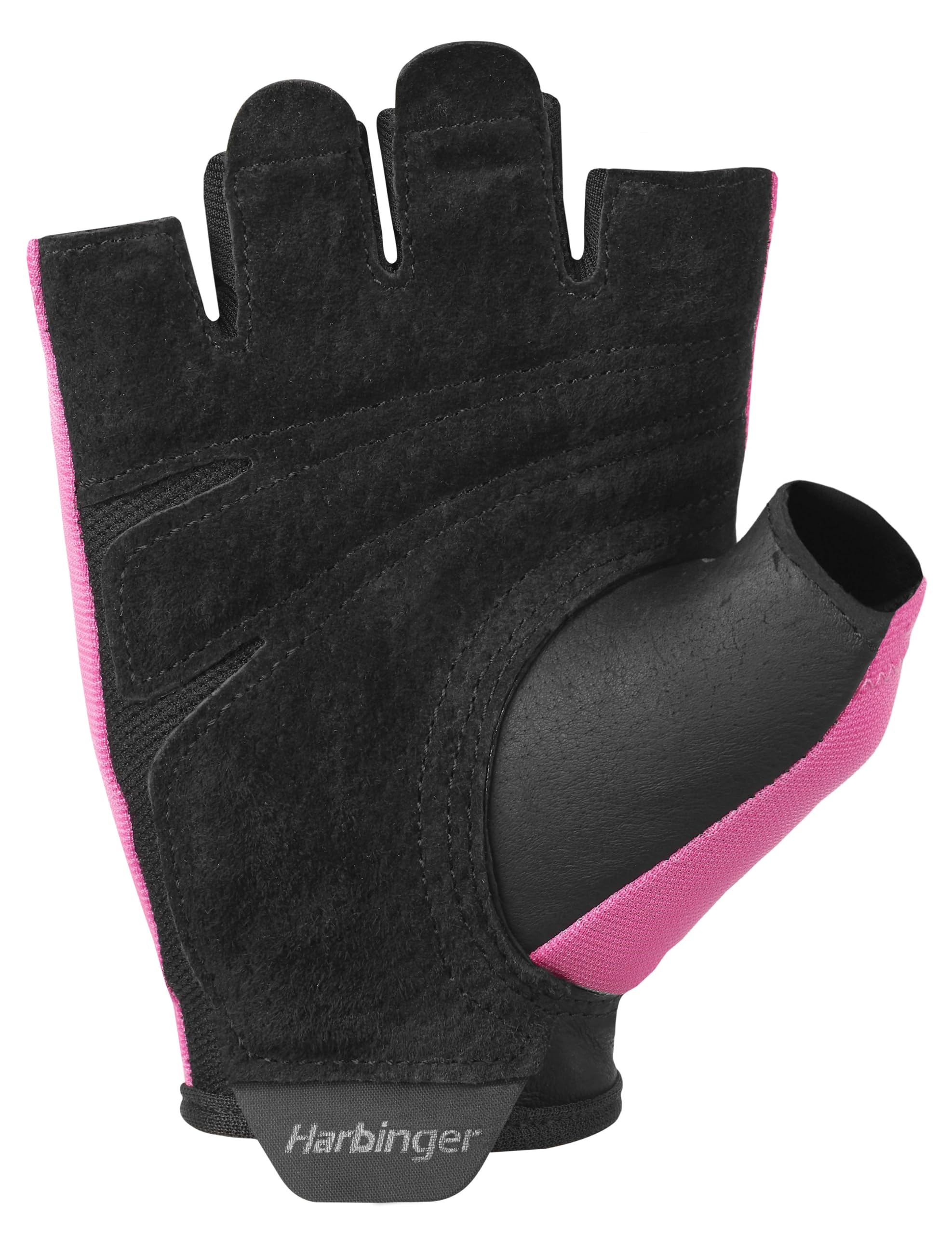 Harbinger Rękawice do podnoszenia ciężarów Power 2.0, unisex, różowe, S