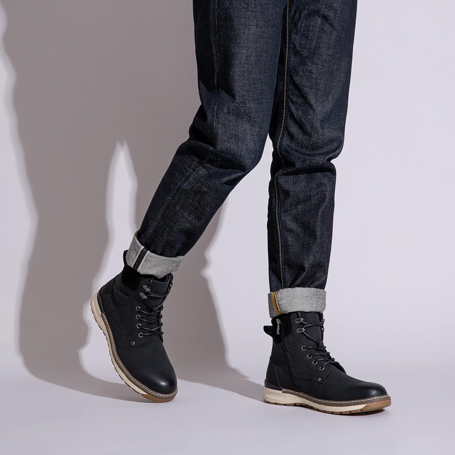 Vostey Boots for Men Comfortable Casual Chukka Mens boot - Image 8