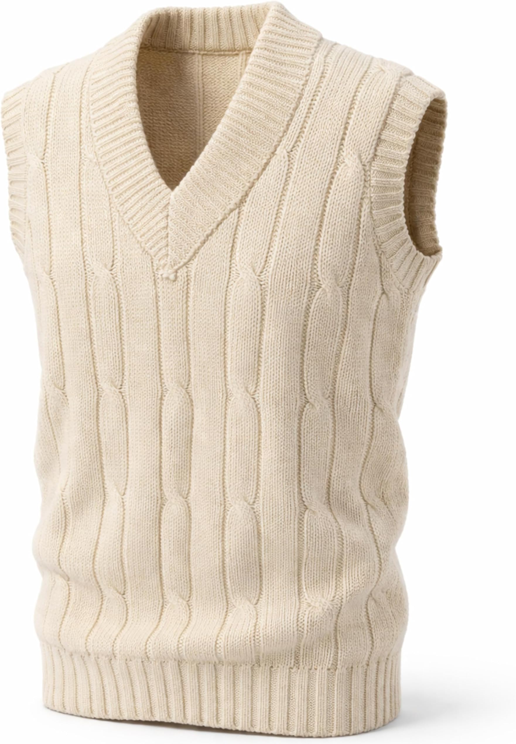 CW Pure Wool Sleeveless Sweater |Men Cricket Sleeveless Sweater Heavy Wool |Men Winter Tops