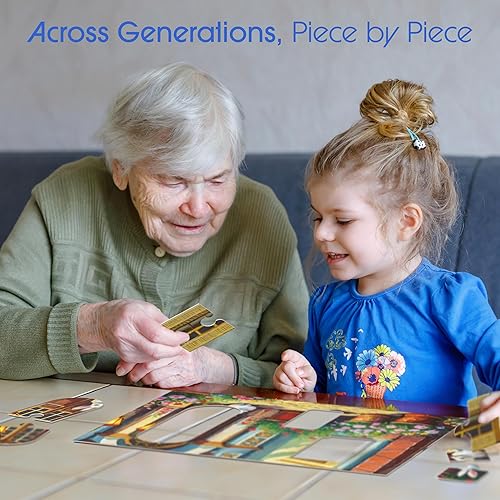 Miniatura 7 de Keeping Busy Rompecabezas de piezas grandes para personas mayores  Paquete de 3  Actividades de demencia para personas mayores Juego Resolver en 3