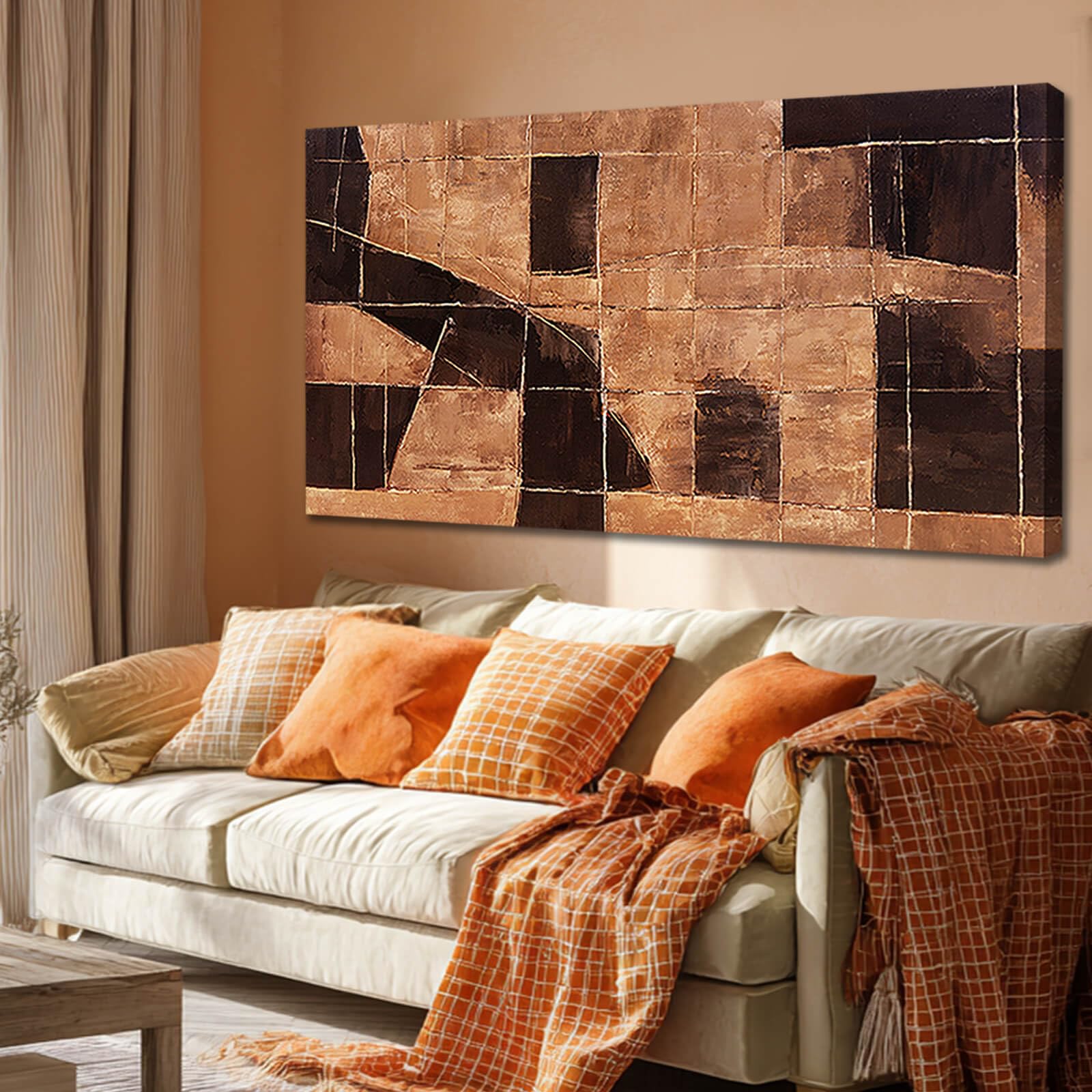 Photo 1 of LEVERUP Abstract Geometric Wall Art