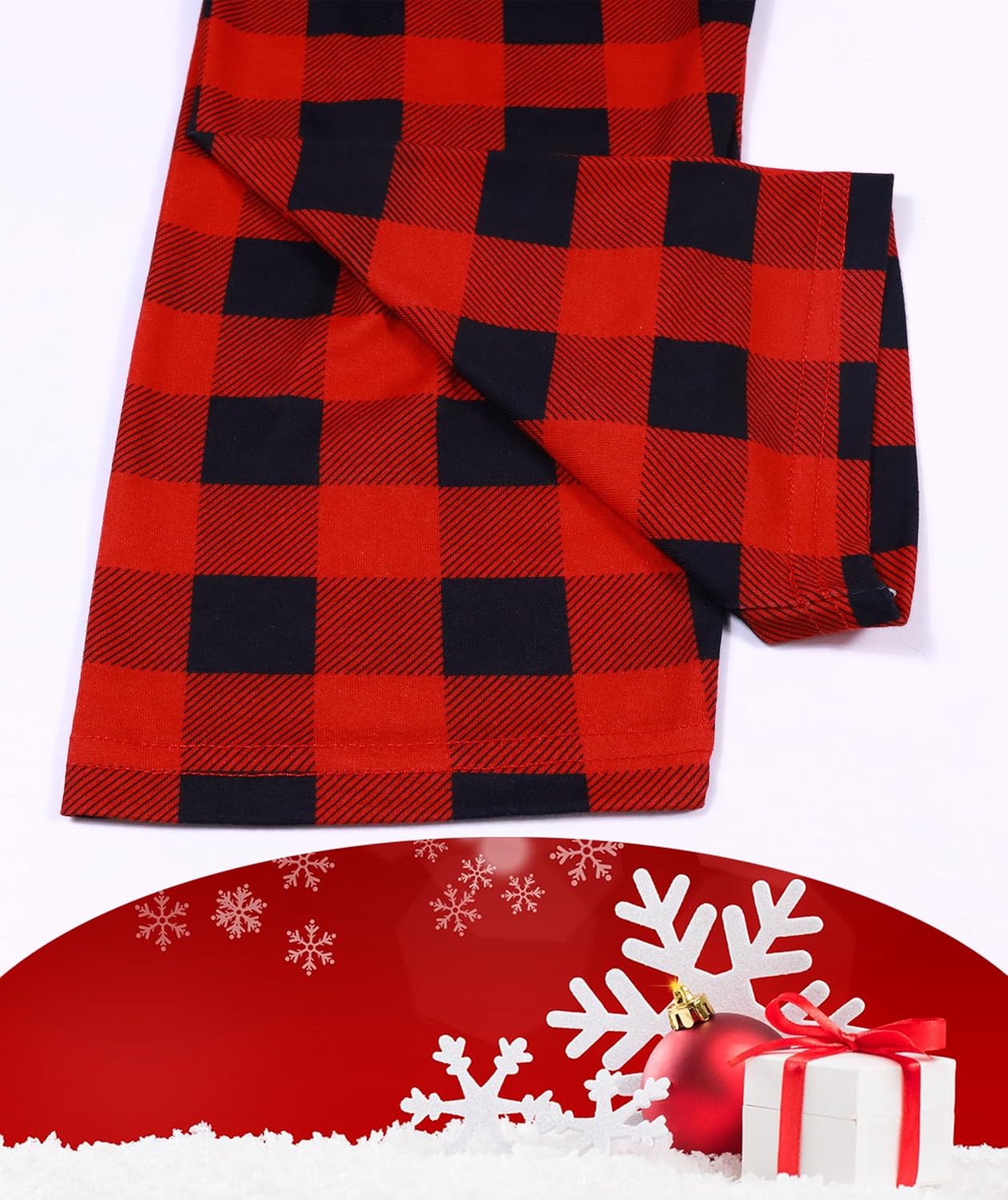 Boboking Christmas Pajamas For Couples Set Holiday Party Soft Clothes 2 Piece Women and Men Sleepwear - Image 6