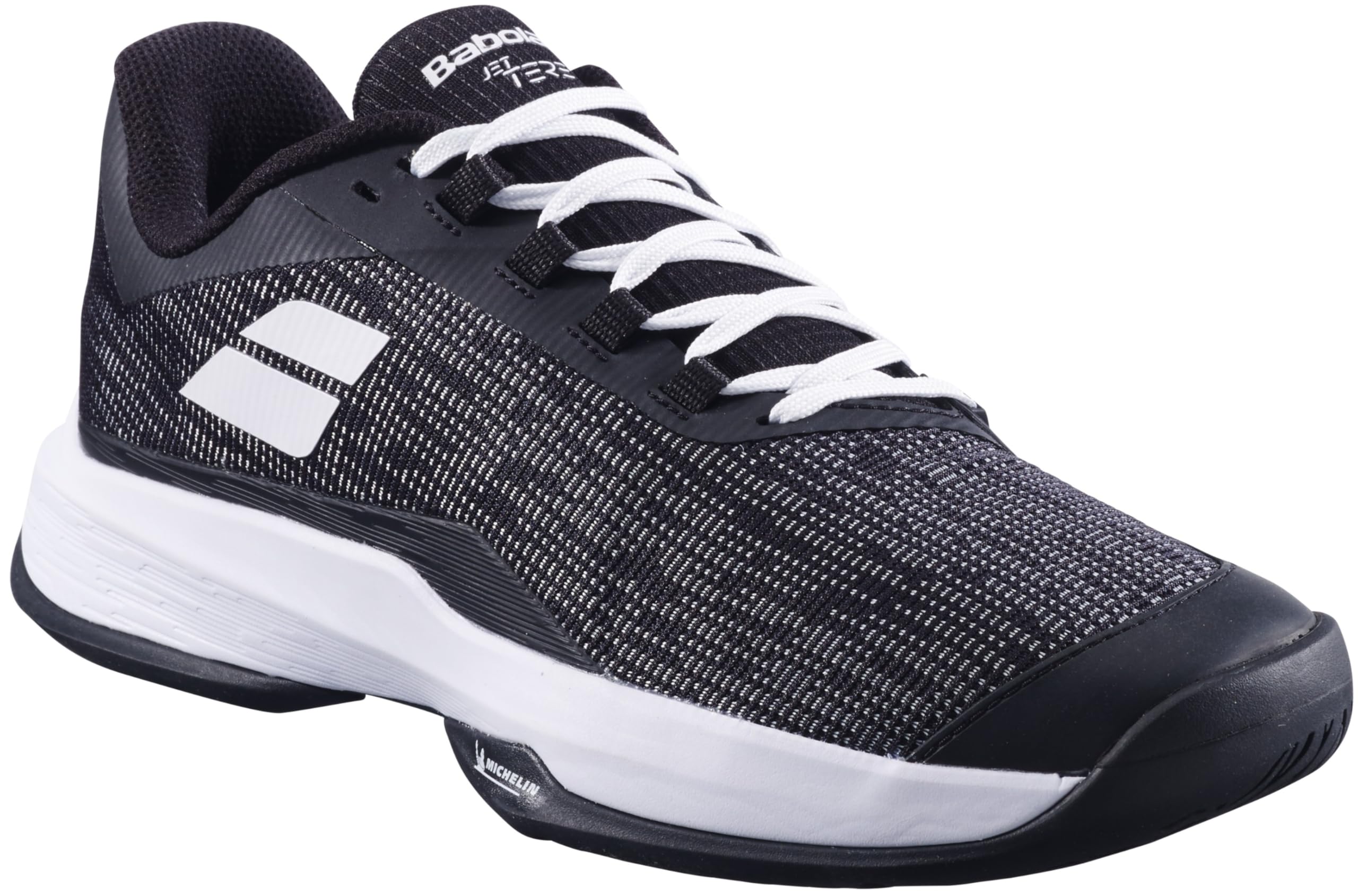 Babolat Men's Jet Tere 2 All Court Tennis Shoes, Black/White (US Men's Size 7)