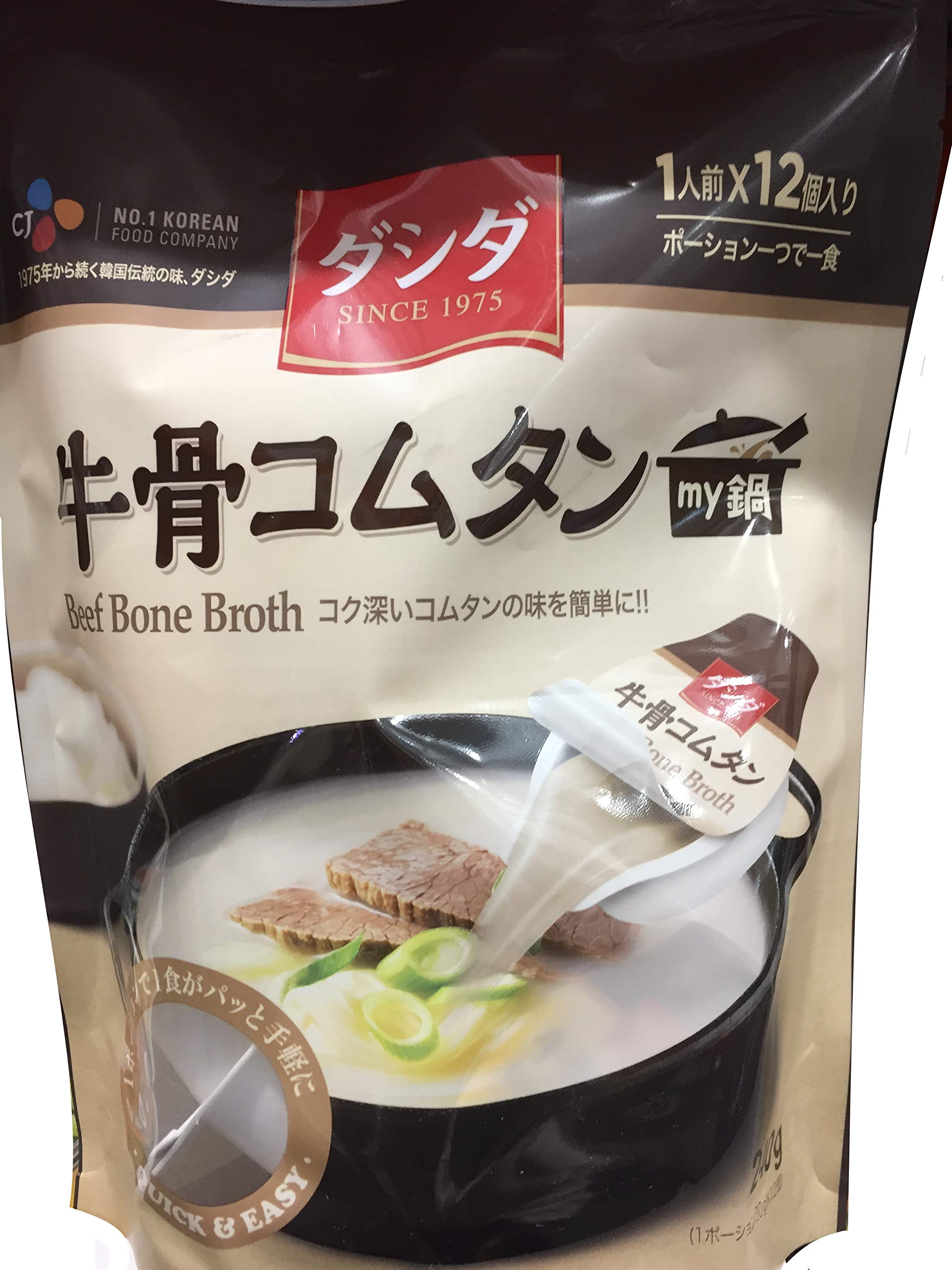 追加分◆ こむたん Amazon.co.jp: C&J CJ ダシダ 牛骨コムタンスープ 20g×12個入(240g