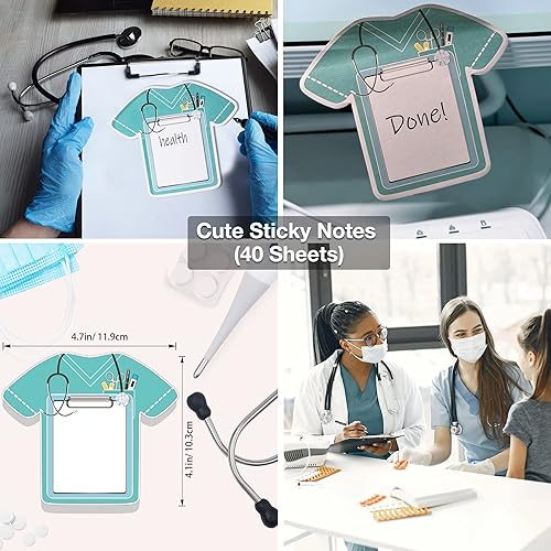 Miniatura 5 de CORCUP Caja de regalo de enfermera para mujeres, juego de regalo de agradecimiento a enfermeras, graduación de enfermería, escuela de enfermería,