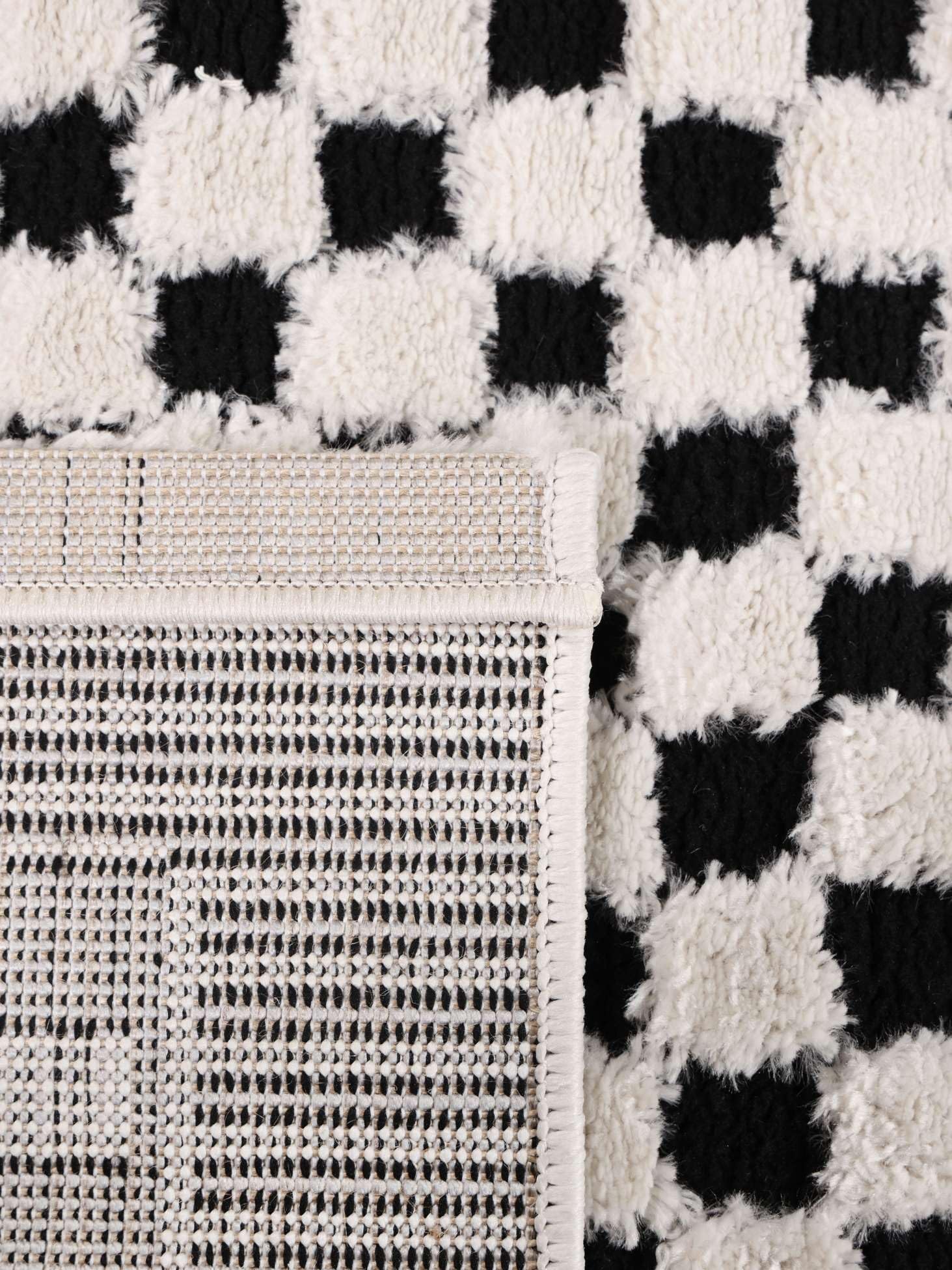 RugVista Gambit Tappeto, 200 x 300 cm, Bianco crema/Nero