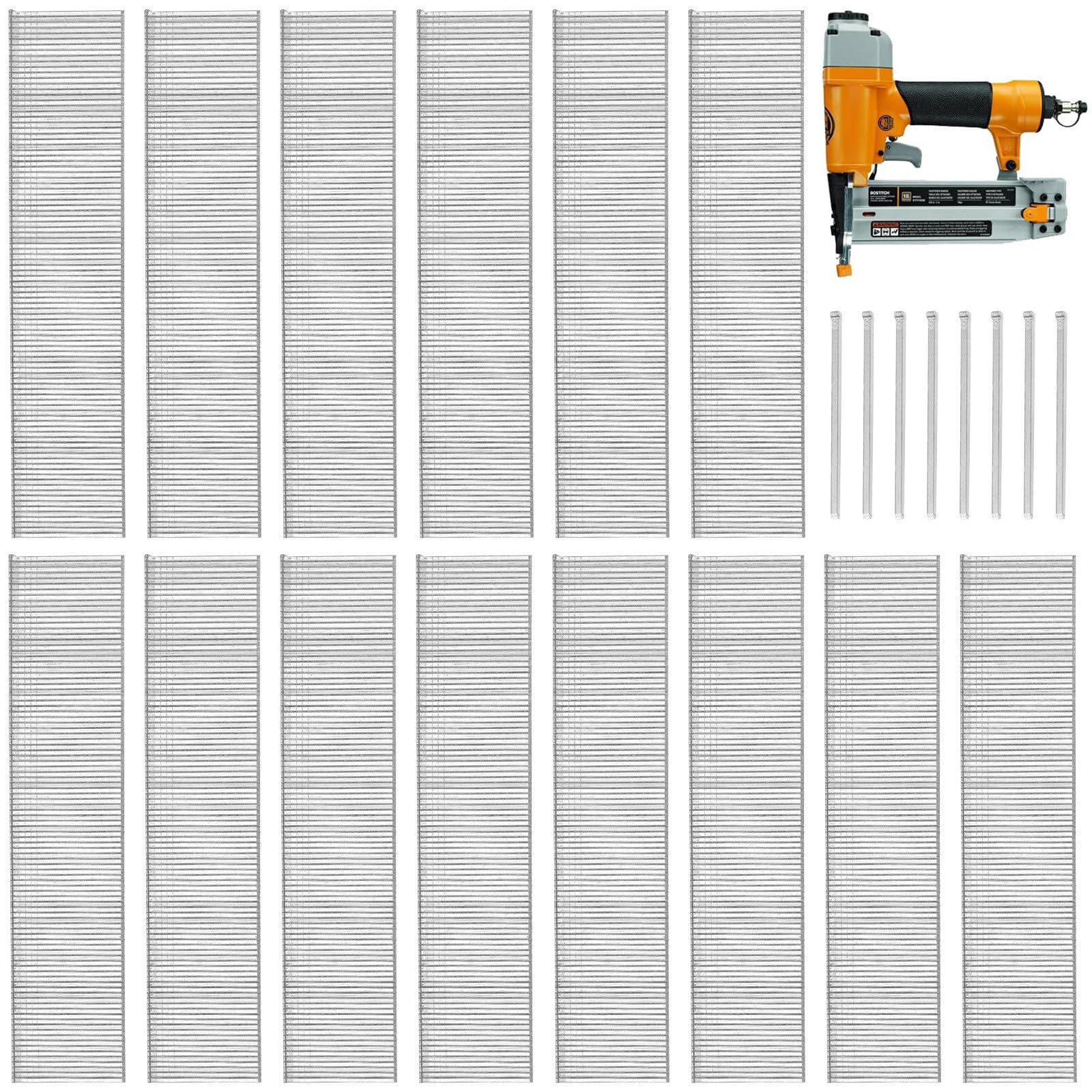 PRETYZOOM Clavos de Acero para Carpintería y Molduras, Alta Resistencia y Control de Precisión, 2 Cajas, Color Plata, Ideales para Profesionales