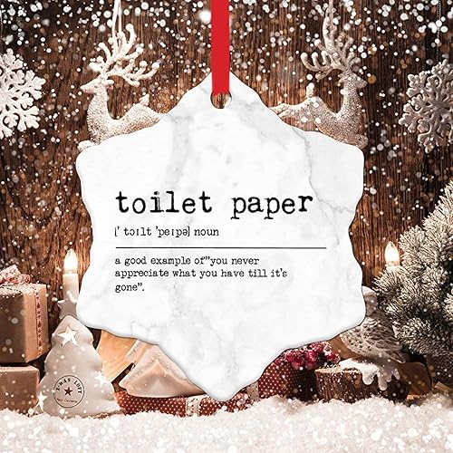 Miniatura 120 de Adornos de Navidad – Y'all Definition Ornament – Noun Definition Christmas Ornament – Y'all Christmas Ceramic Christmas Tree Keepsake Dictionary