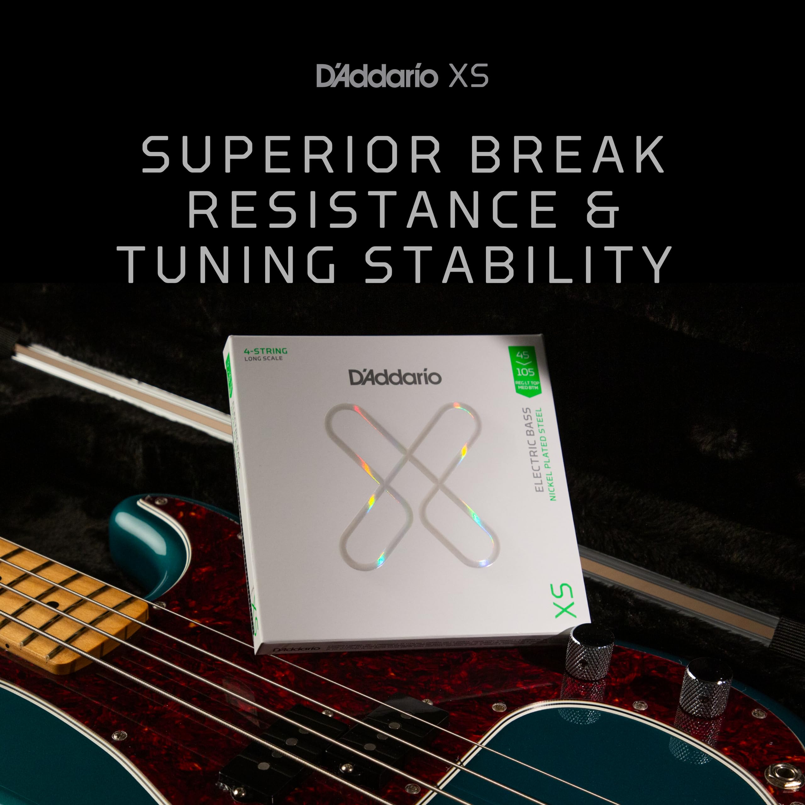 Amazon.co.jp: D'Addario ベースギター弦 XSコーティング電気