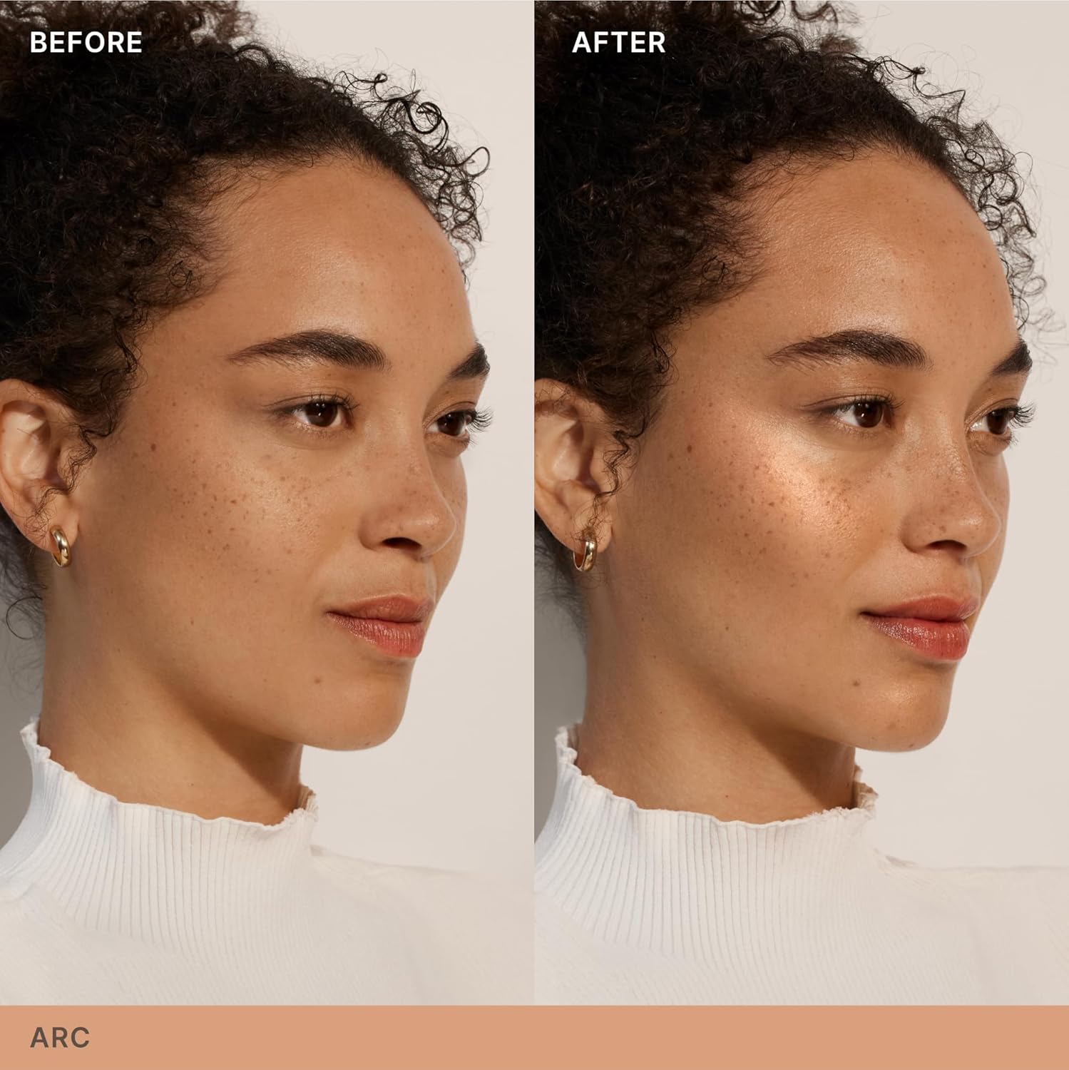 ILIA - Lightshift Cream Highlighter | Non-Comedogenic, Long-Lasting, Vegan, Cruelty-Free | Weightless, Seamless, Silky Highlighter (Arc - Peachy Gold, 0.27 oz | 7.8 g)