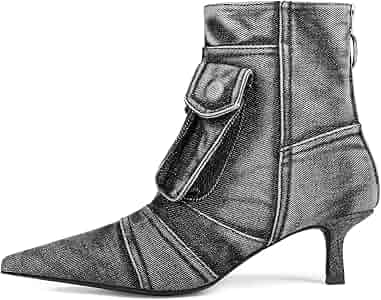 靴 leather pointed toe heel boots Amazon.com: Over the Knee Boots for Women Stilettos Fashion