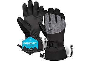 Waterproof and Insulated Snowmobile Skis Gloves