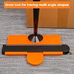 10 Inch Super Gauge Forme et outil de contour, Contour Gauge Profile Tool avec serrure, outils de mesure Forme Duplicateur Outils de travail du bois