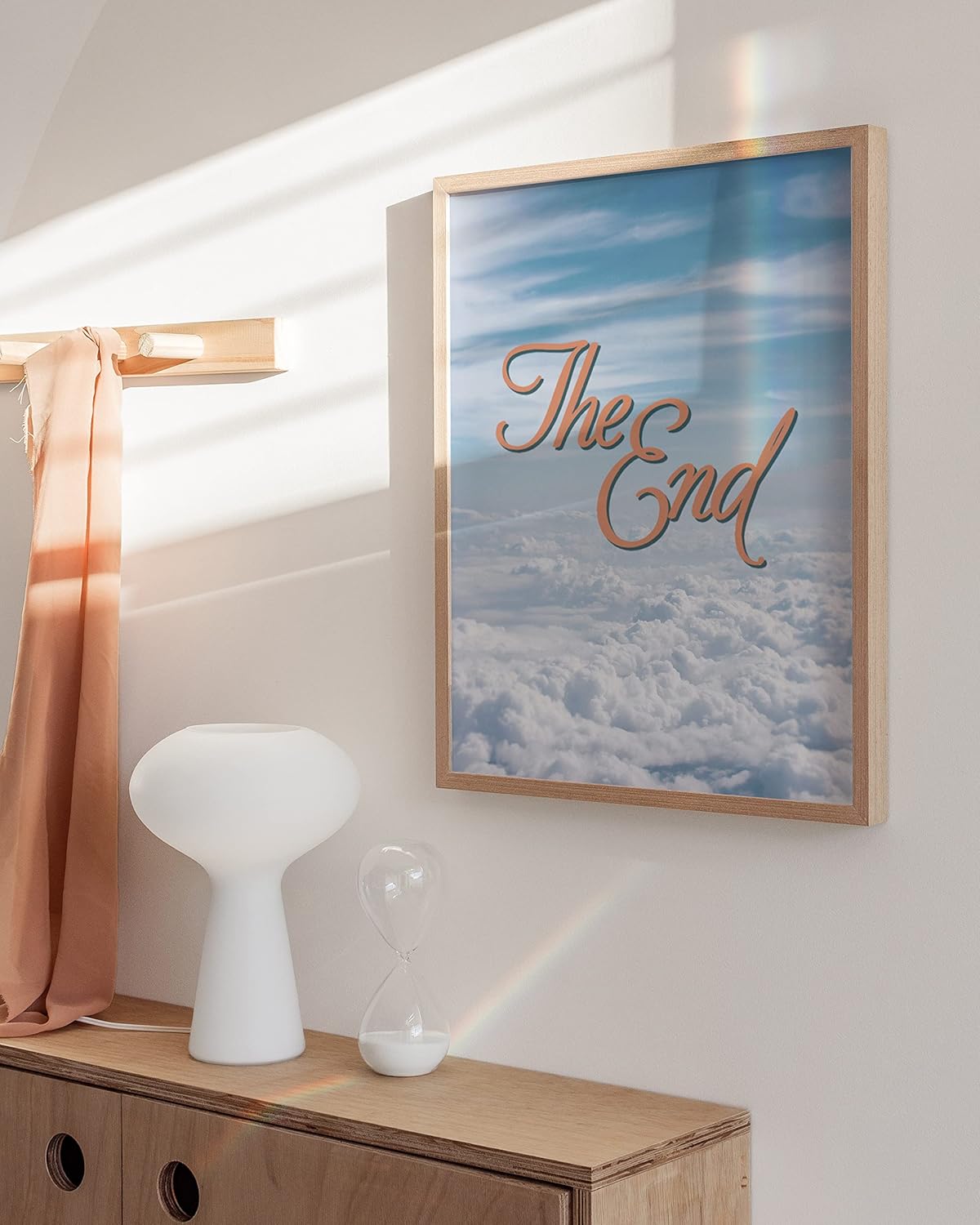 Buy Retro Posters Blue Sky Poster By Haus and Hues Wall Prints for