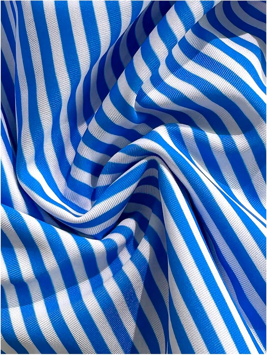 Floerns Women's One Piece Swimsuit Striped Ruched Strapless Bandeau Bathing Suit Beachwear