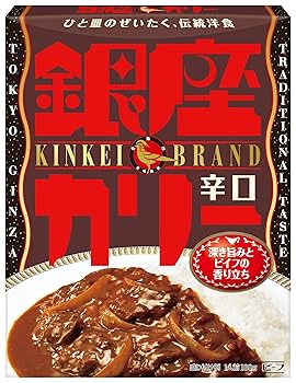 銀座カリー　銀のスプーン Amazon.co.jp: 銀座カリー 明治 辛口 180g×5個 : 食品・飲料・お酒