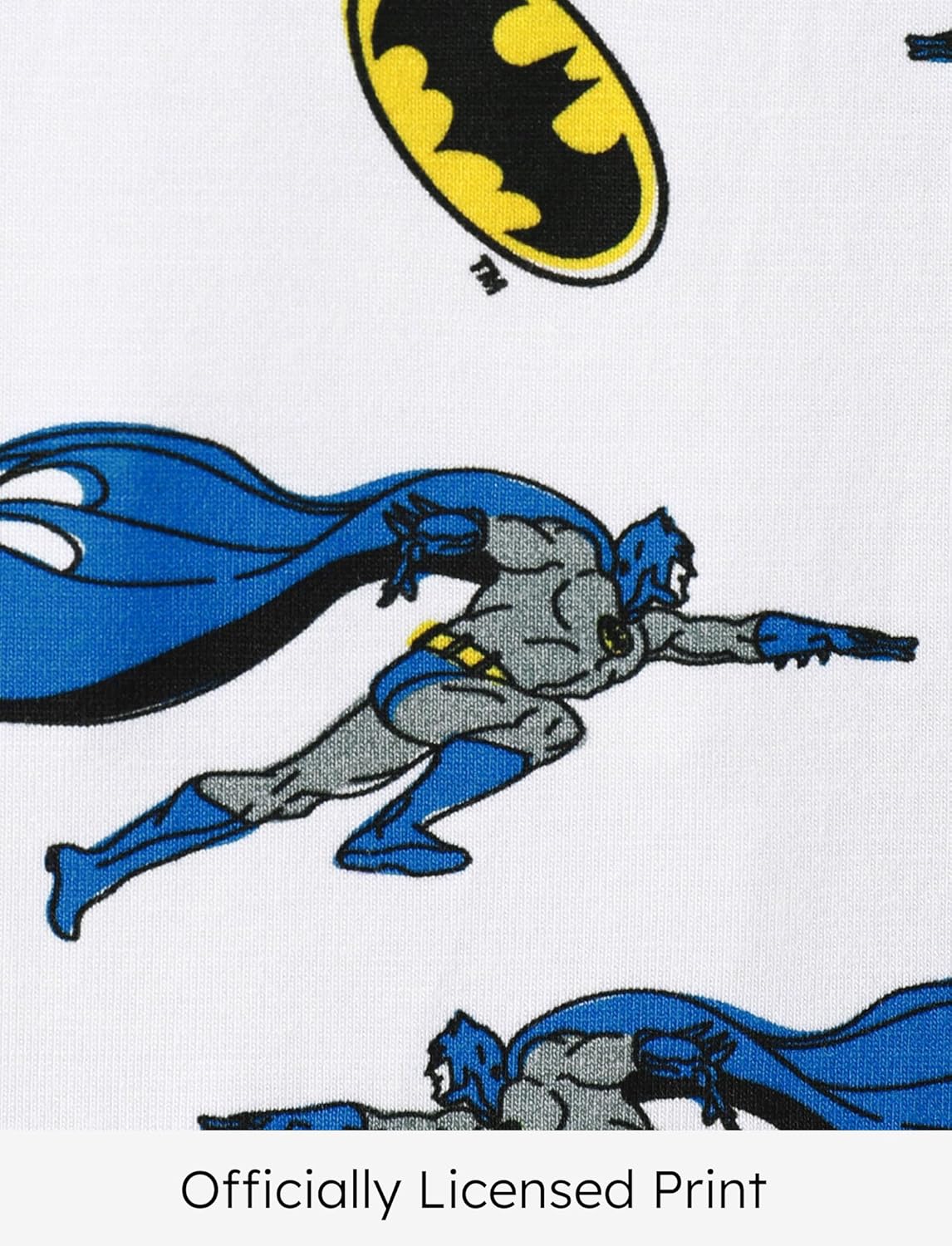 DC Comics Justice League Viscose Made from Bamboo Toddler Boys Superman Batman Sleepwear 2 Pieces Shirt & Pants Pajama Set - Image 4
