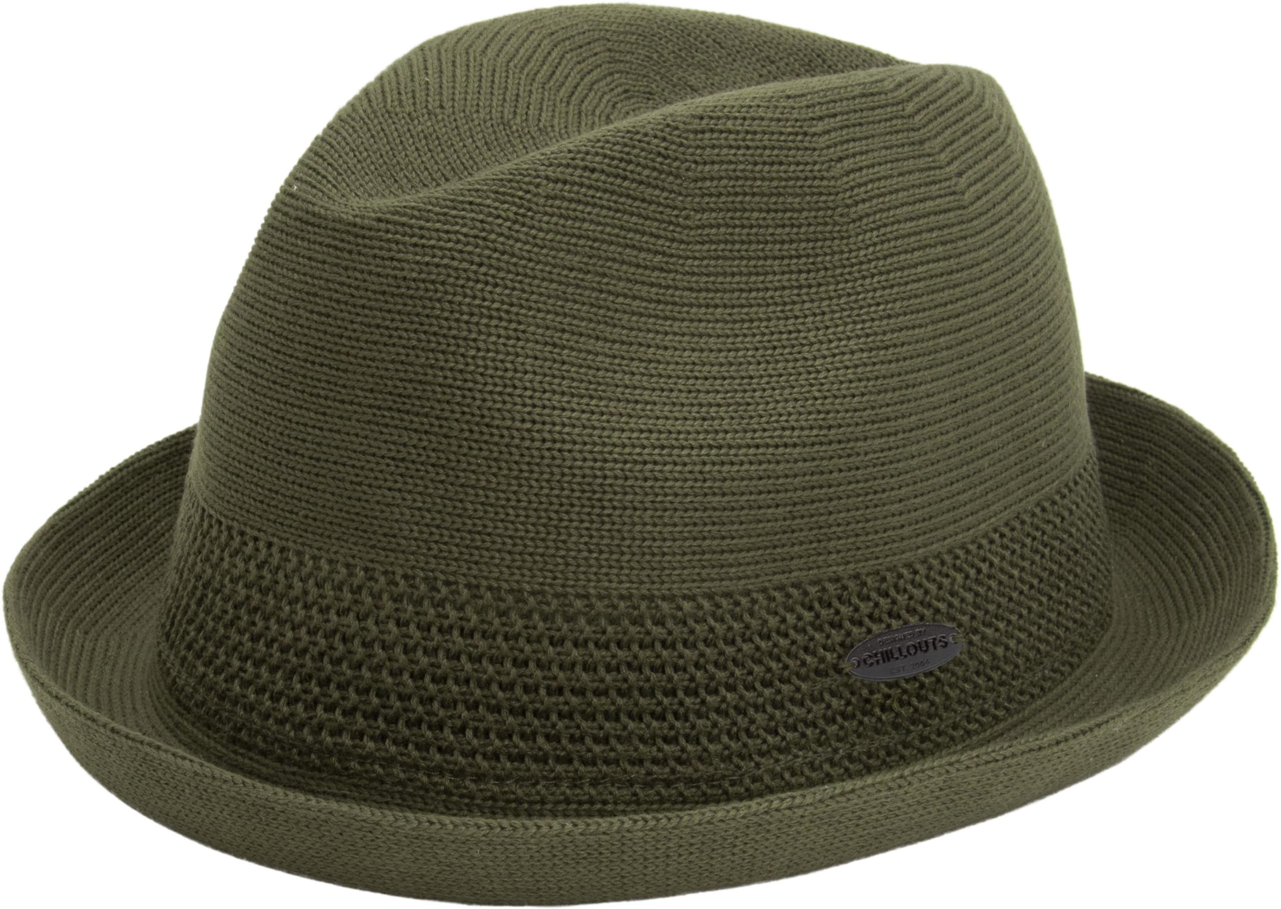 CHILLOUTS Yalea Player Cloth Hat Men - Linen Sun Beach Spring-Summer Summer - L/XL (58-60 cm) Olive