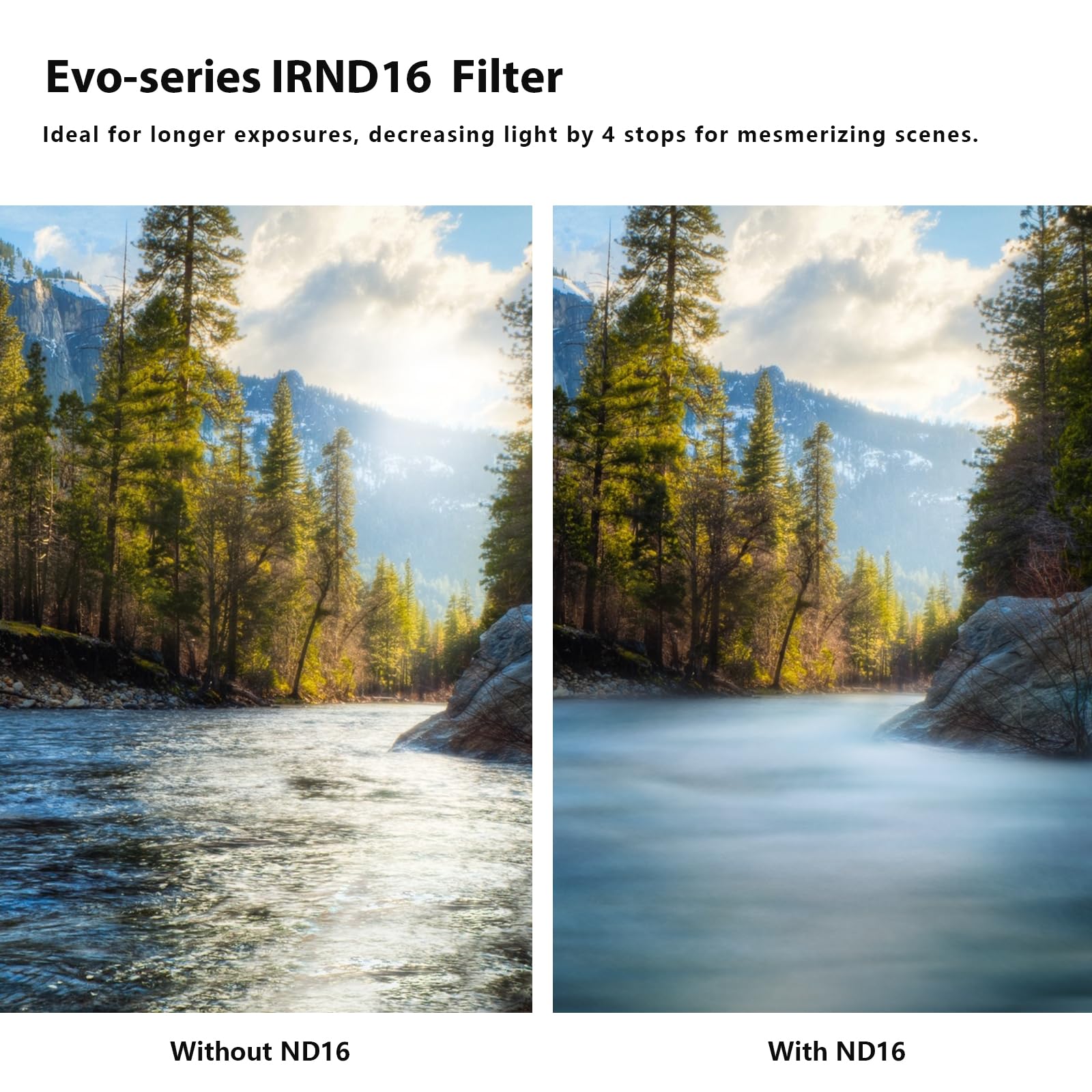 H&Y EVO Series IRND16 - Filtro ND de 4 paradas (67 mm, rosca 2 en 1 y anillo adaptador magnético)