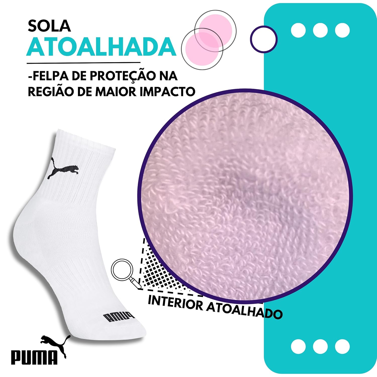PUMA 6 ParesMeia Cano Médio Alto com Sola Atoalhada e Faixa Tensora Esportiva Academia Unissex Adulto, 2 Branco – 2 Cinza – 2 Preto, 39-43 em promoção! Veja a oferta e mais achadinhos de Moda íntima 3 Hoje é o melhor dia para comprar PUMA 6 ParesMeia Cano Médio Alto com Sola Atoalhada e Faixa Tensora Esportiva Academia Unissex Adulto, 2 Branco – 2 Cinza – 2 Preto, 39-43 com aquele preço maroto! Promoção! Aproveite a oferta! 3