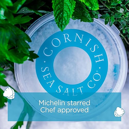 Miniatura 7 de Cristales minerales de sal marina de Cornualles, cocina e hidratación, cosechados a mano en aguas celtas, tina resellable de 7.9 onzas (paquete de 1)