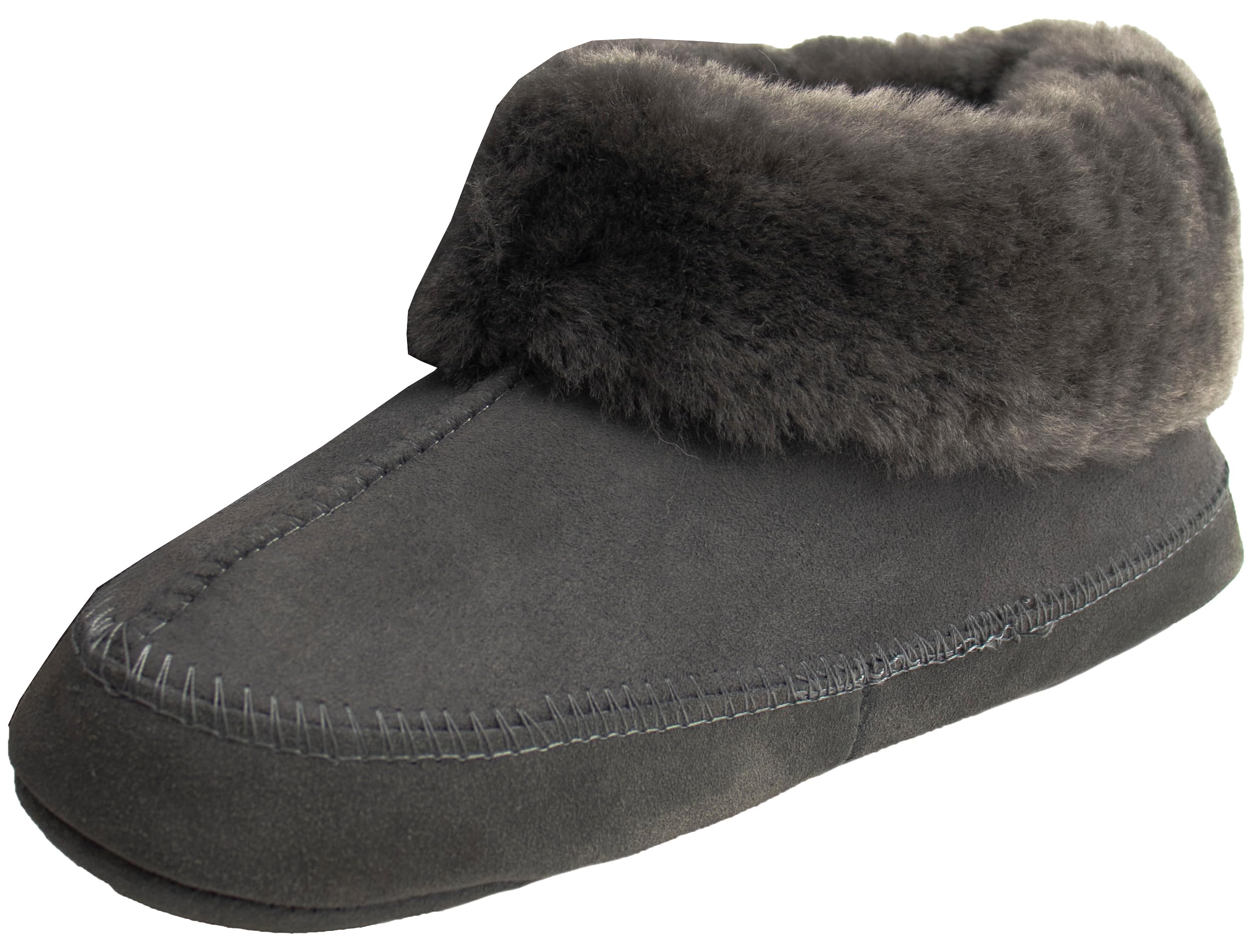 Reissner Lammfelle Engel Hausschuhe HS-Norway Hüttenschuh Veloursleder