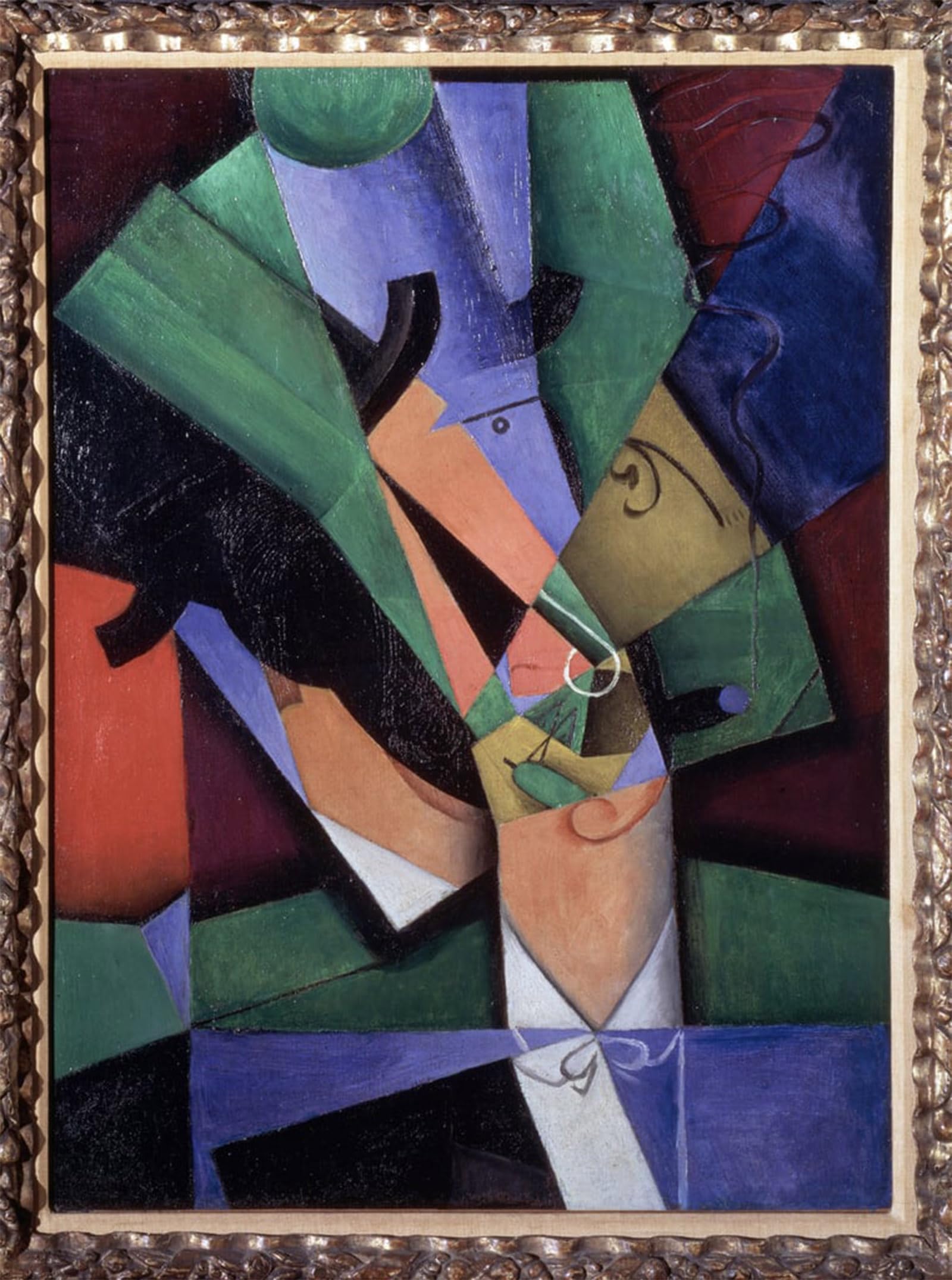 POSTERIIk Vintage Print Pop Art Landscape Artwork the Smoker by Juan Gris Art Prints for Office Home Decor 60x90cm