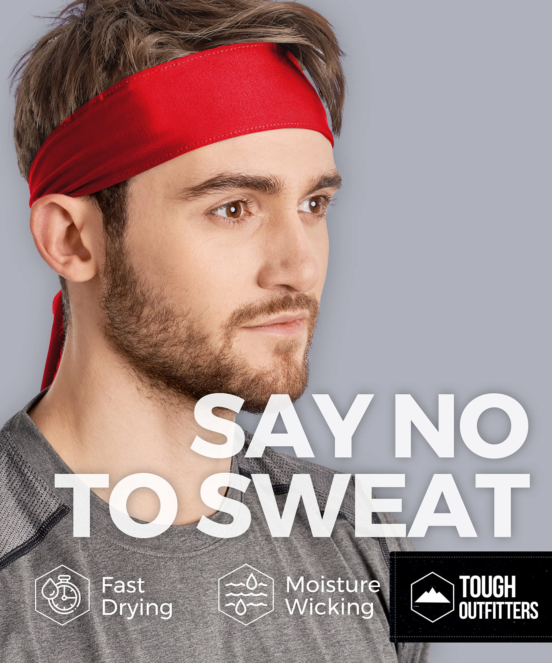 Tie Headband Sports Head Ties for Men, Women, Kids Ninja, Karate