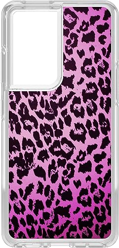 Miniatura 3 de Clear Shockproof Hybrid Case for Samsung Galaxy S21 Ultra (6.8" Screen) - TPU Bumper, Acrylic Back, Tempered Glass Screen Protector - Brown Black