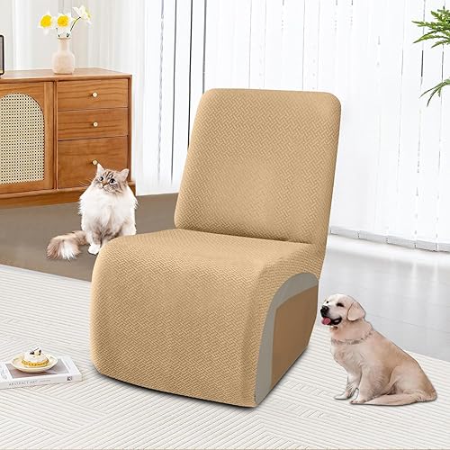 Vista 2 de ALIECOM Fundas 100% impermeables para sofá seccional reclinable, forma de L, elásticas, para esquina, funda para sofá seccional reclinable, lavable