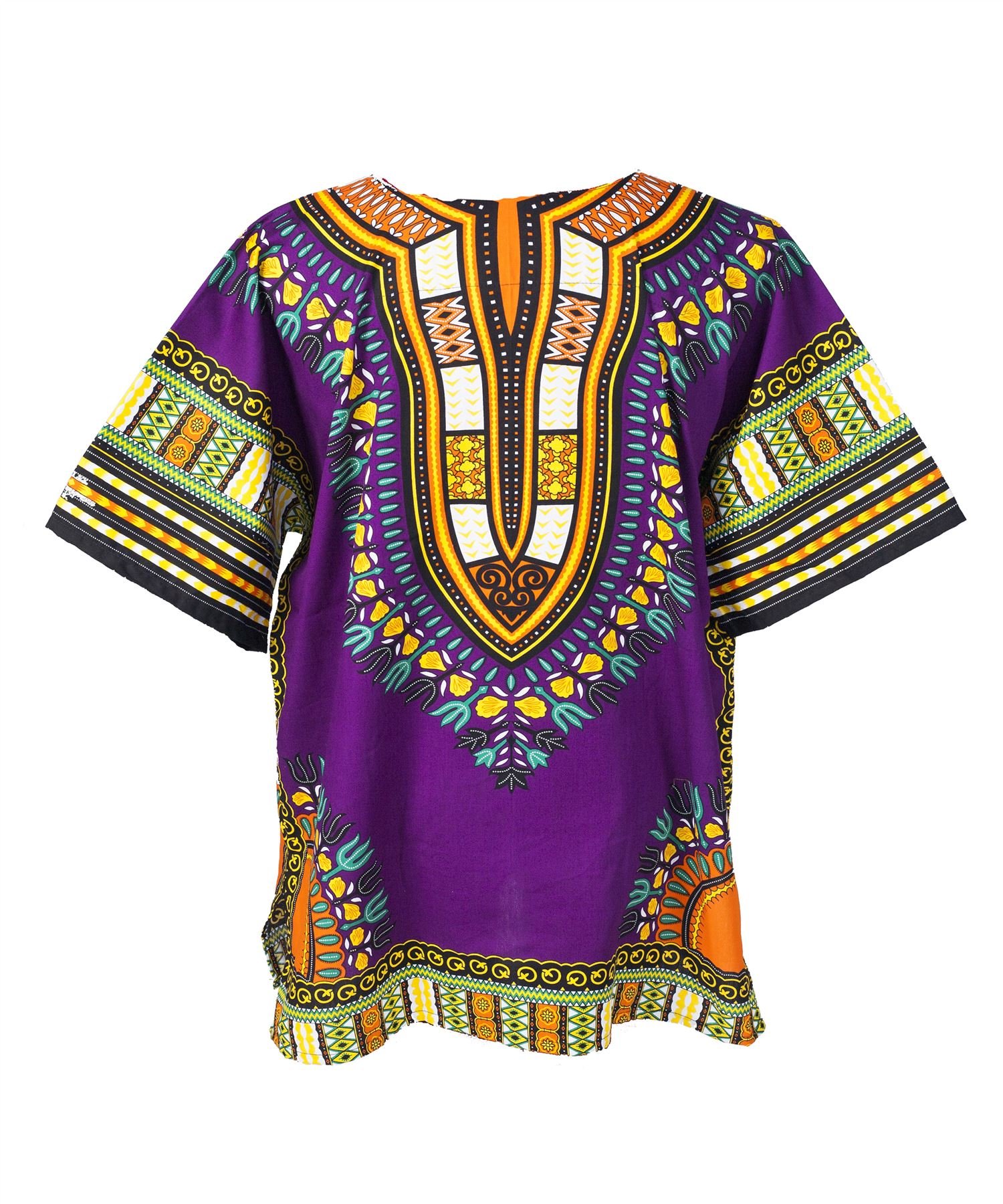 Lofbaz Robe Chemise Unisexe Africaine Traditionnelle Imprimé Dashiki Hippy - 3