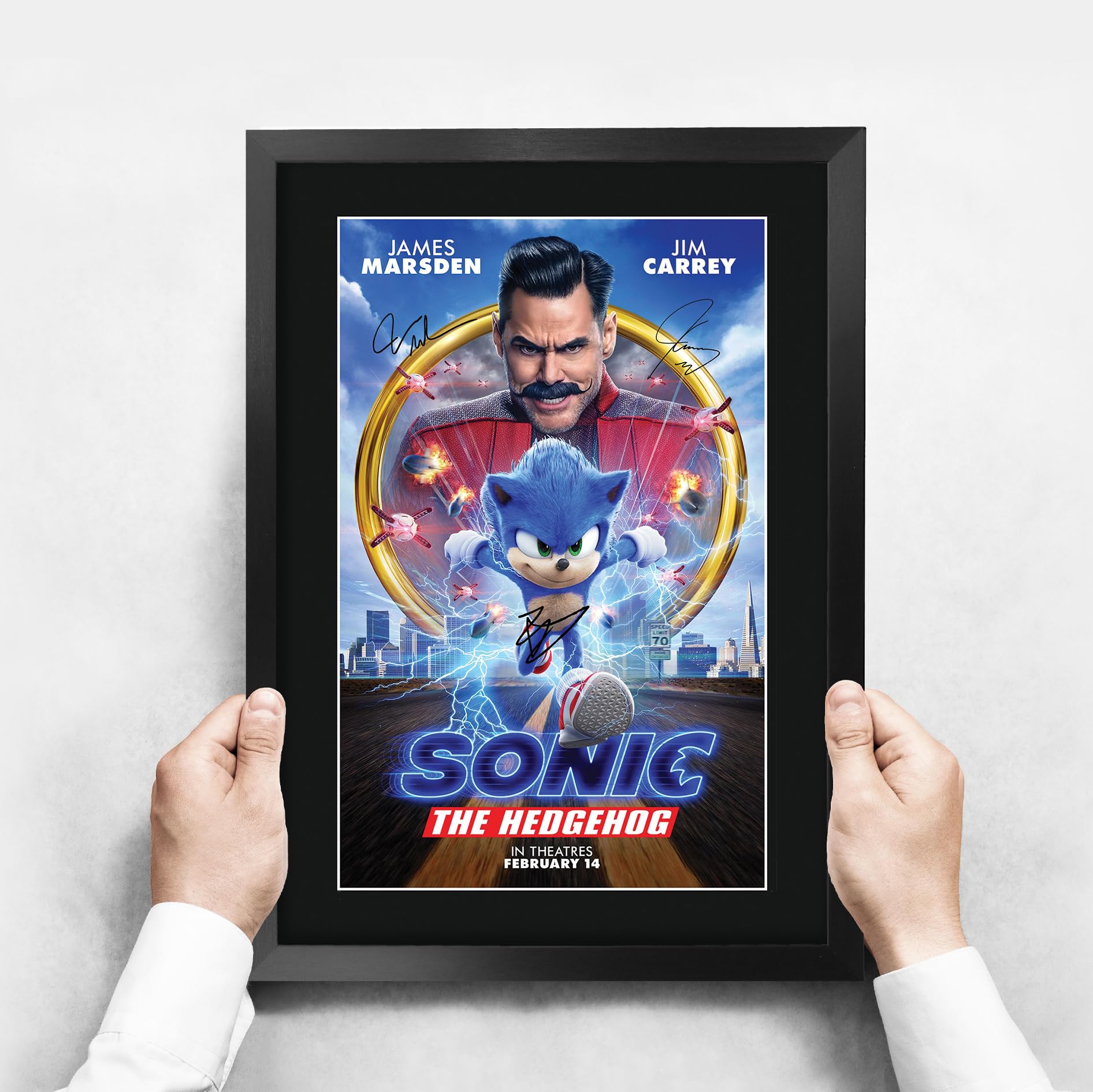 Amazon.com: HWC Trading Sonic the Hedgehog 1 Gifts Printed Poster