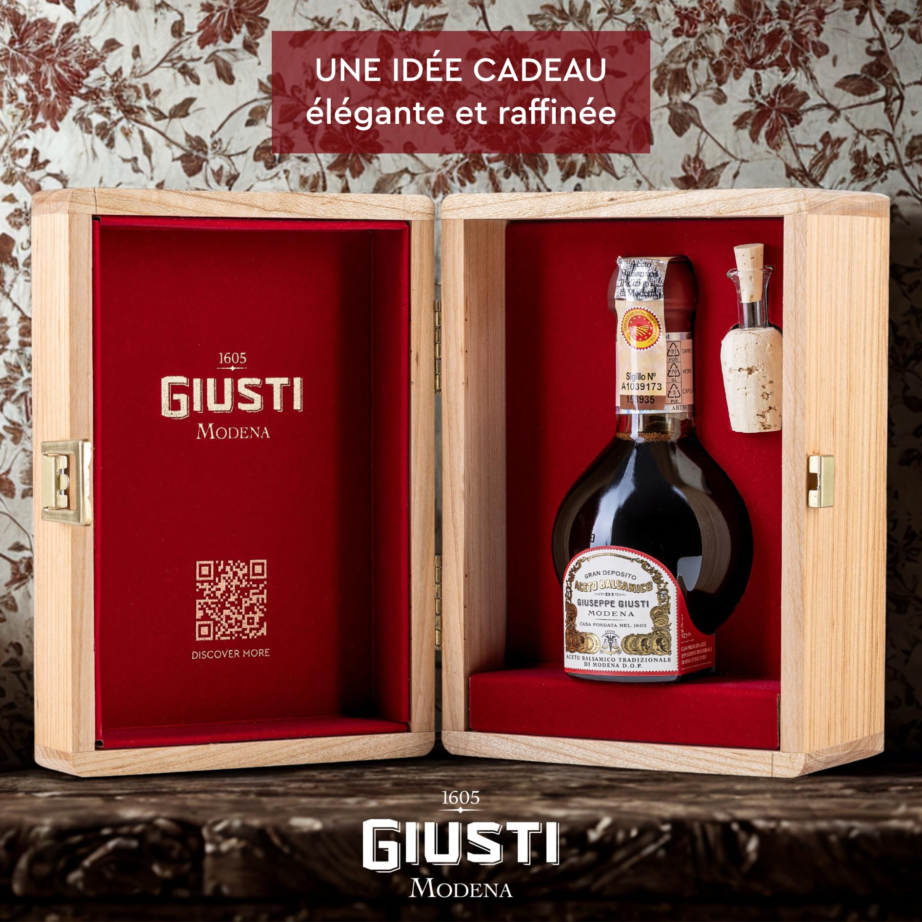 Giusti - Vinaigre Balsamique Traditionnel de Modène DOP Affinato - 100ml
