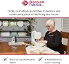 20m Plain White Calico Fabric – 100% Cotton, Optic White Calico 225GSM 60” Inch 150cm Wide – for Sewing, Quilting, Curtain Linings, Pillowcases & Totes – Easy Fabric by The Metre by Discount Fabrics