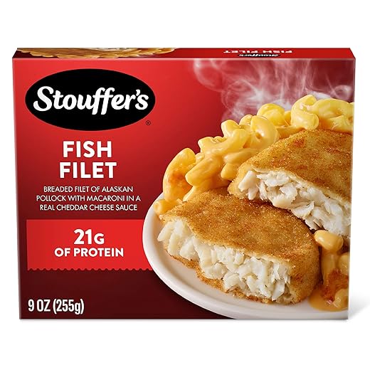 Stouffer's Fish Filet, Single Serve, Frozen Fish Filet, Single Frozen Meals