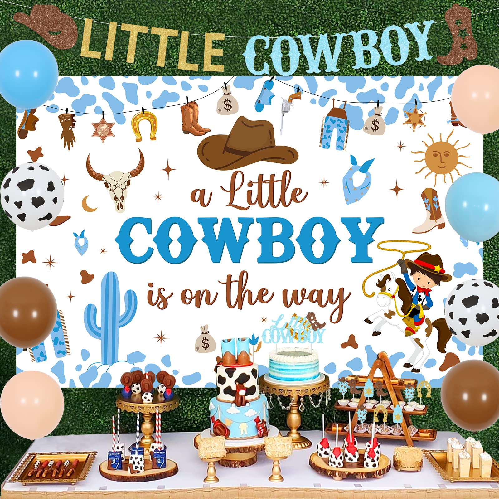 Cowboy Baby Shower Nvtaton, Western Baby Shower, Wld West Boy...