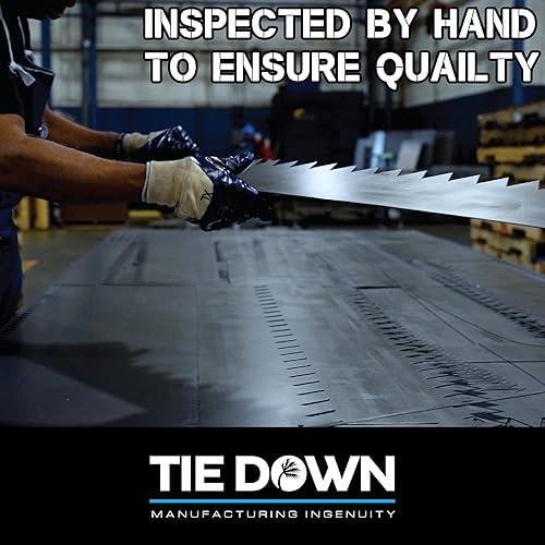 Miniatura 4 de Tie Down Kit de bordes metálicos de 48 x 8 pulgadas, 6 placas de acero y 6 conectores de acero, 24 pies lineales en total, para bordes de jardín,