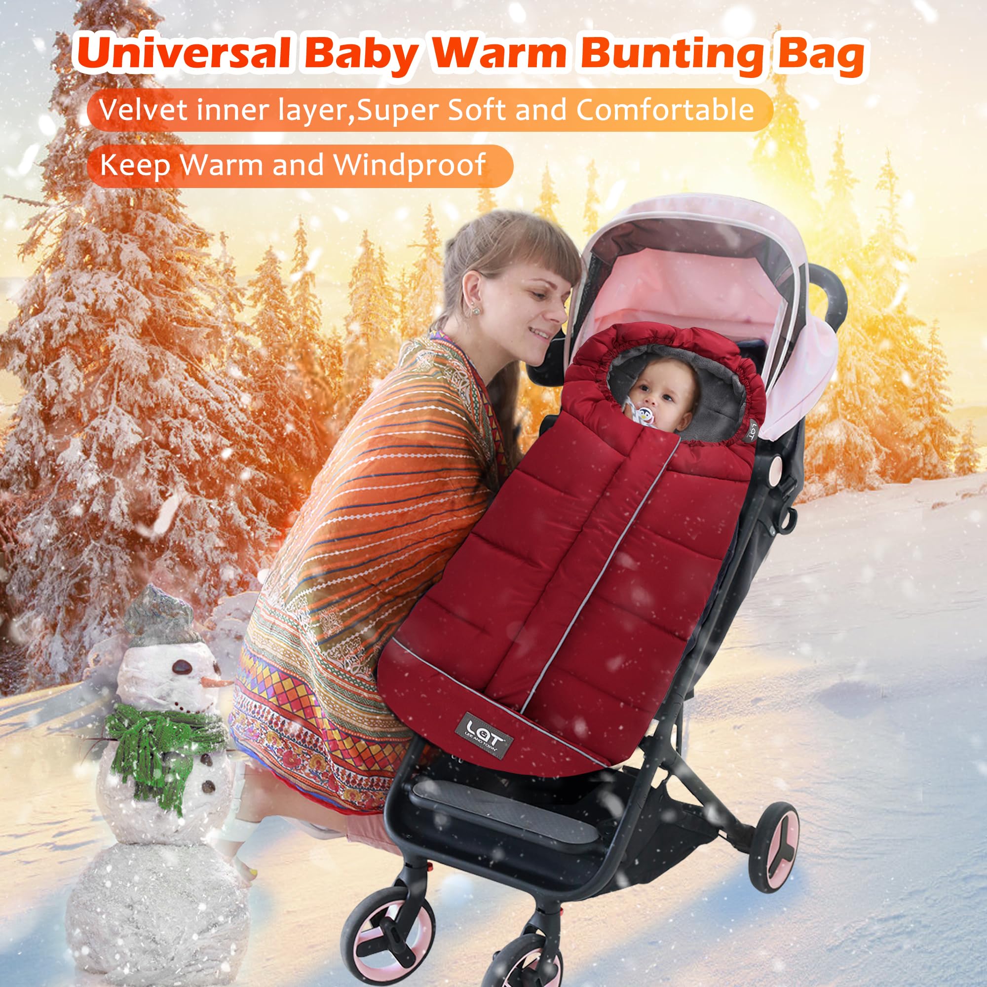 Stroller Winter Orzbow Orzbow Universal Footmuff For Stroller
