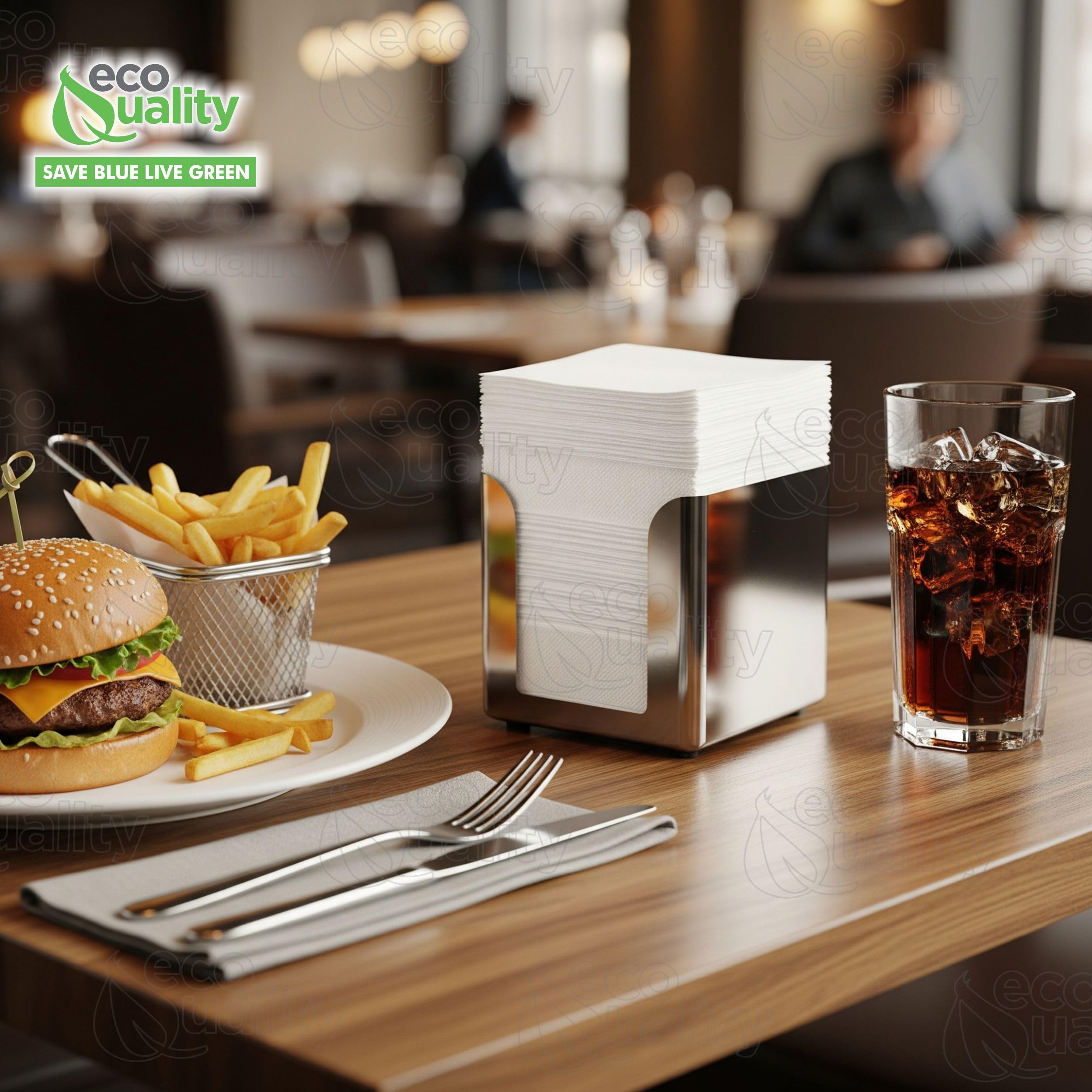 Amazon.com: EcoQuality 3.5 x 5 Inch White Low Fold Dispenser 1 Ply