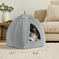 Vista 13 de Cama para gatos de tienda de campaña / iglú PAW, azul, Azul