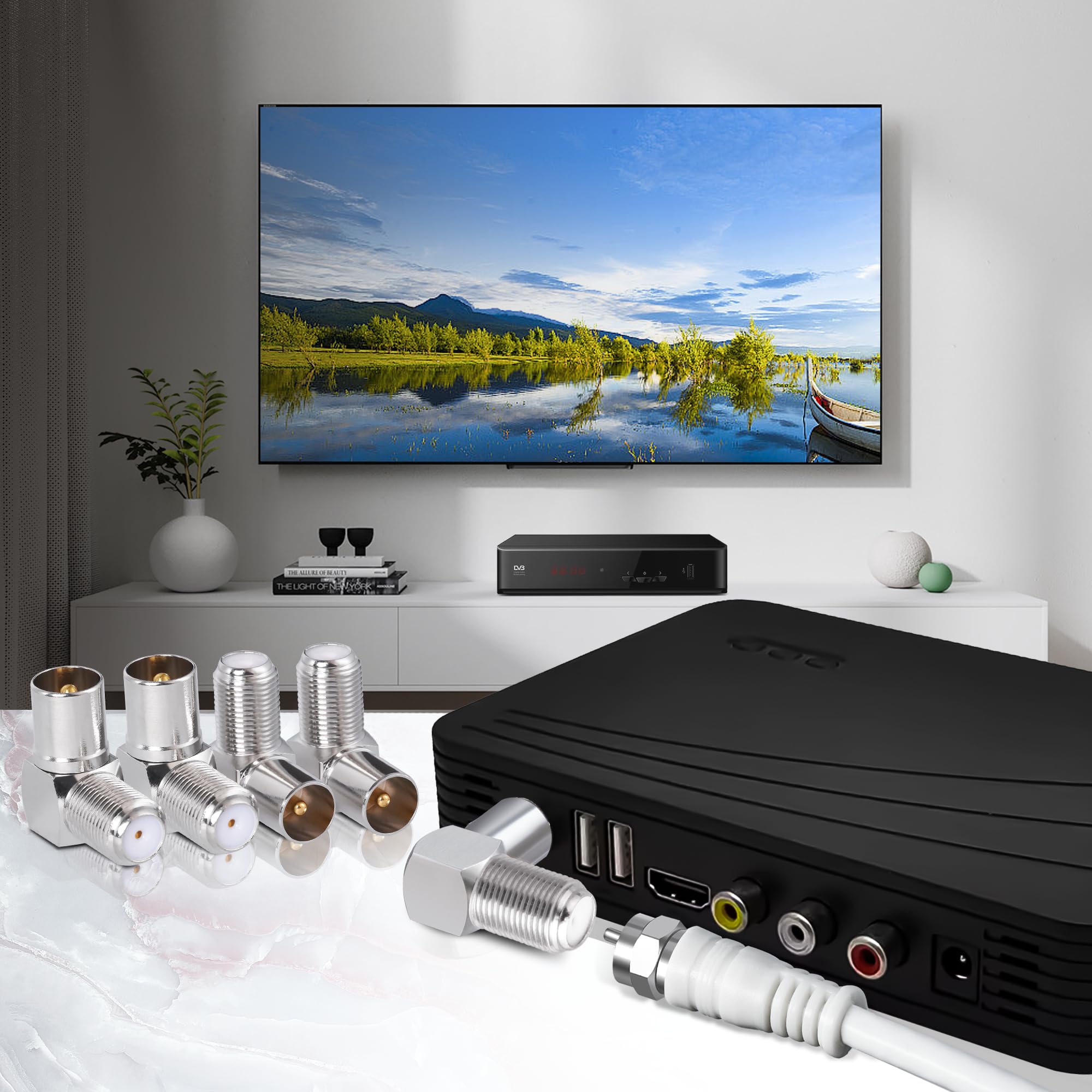 Belkin CAVO ANTENNA COASSIALE ANGOLO RETTO MF - Foto 7