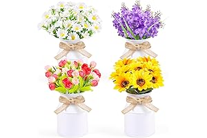 4 Pack Daisy Decor