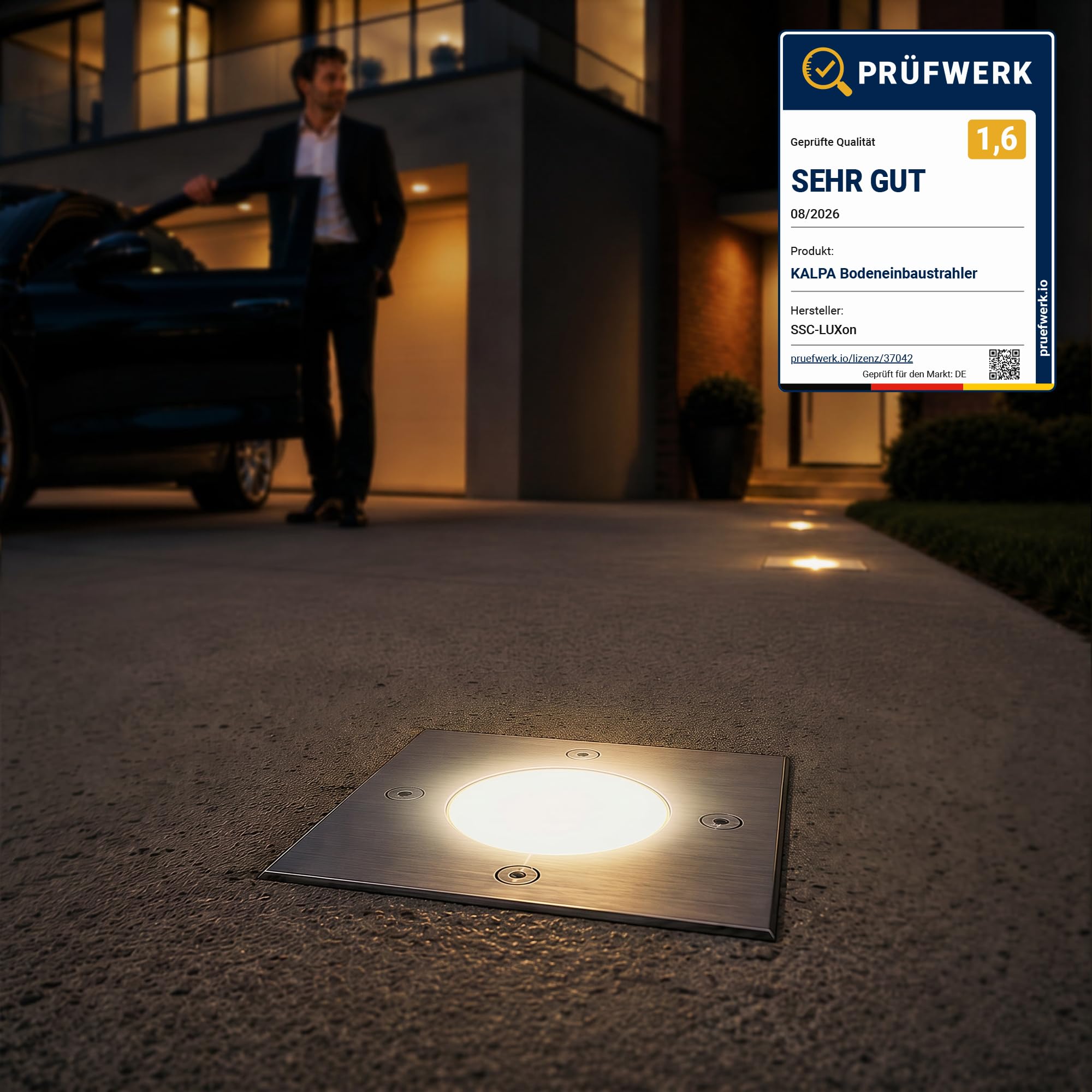 SSC-LUXon KALPA reflektor podłogowy LED IP67 zewnętrzny panel tarasowy