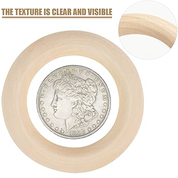 20pcs 40mm Wood Rings For Crafts, Unfinished Natural Wooden Rings Macrame Circle For DIY Craft Pendant Connector Jewelry Making