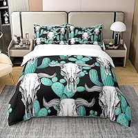 Vista 13 de Erosebridal - Juego de funda de edredón bohemia 100% algodón orgánico, diseño ondulado, cama individual, funda de edredón bordada con arco iris