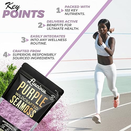 Miniatura 4 de Polvo de musgo marino morado Santa Lucía, 3 oz