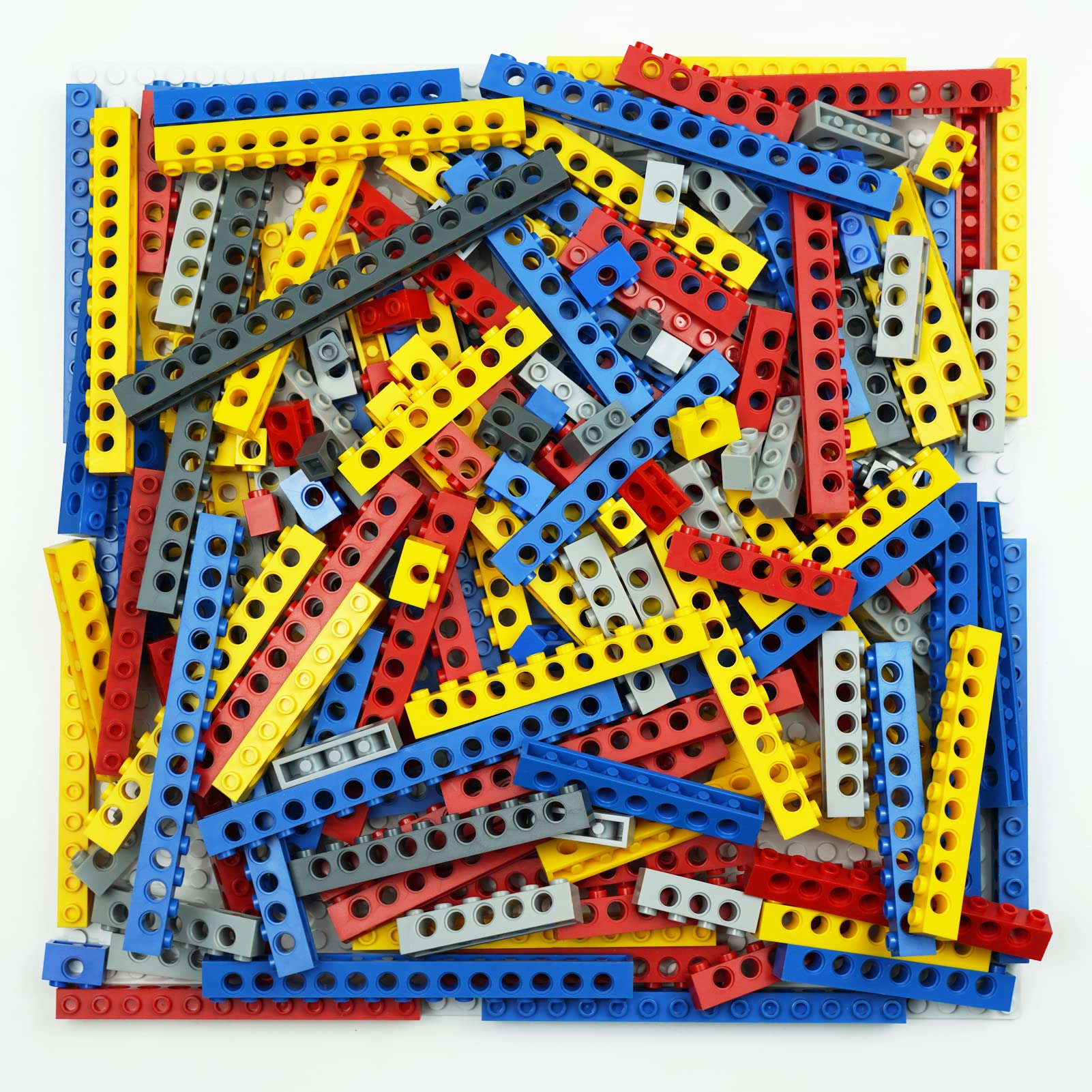 Buy BroTex Technical Parts Beams Pieces Bricks with Holes Accessories, 500G Random Building