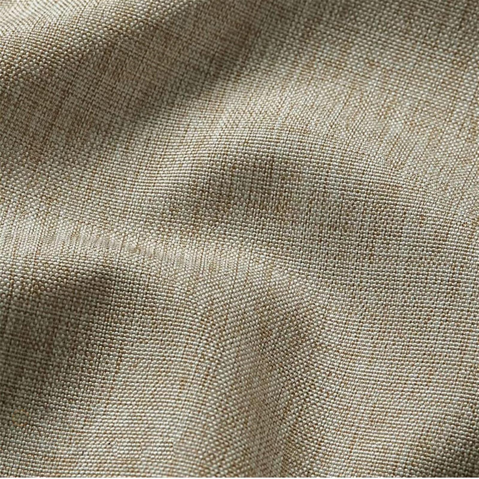 Cortina de ducha de poliéster impermeable con ganchos para bañera y ducha, antimoho, color beige, 80 x 180 cm